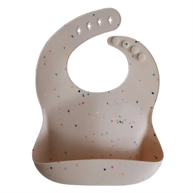 Śliniak Silikonowy Vanilla Confetti