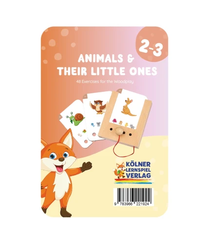 Zwierzęta i ich dzieci. Karty WiemTo dla dzieci 2-3 latka gra dla dzieci
