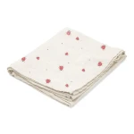 Kocyk pieluszka muślinowa Swaddle Ladybug 100x100
