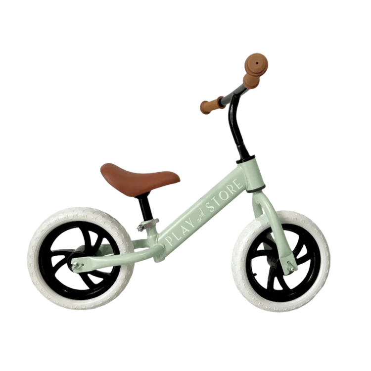 Lekki Rowerek biegowy Play and Store 2kg Green / Zielony