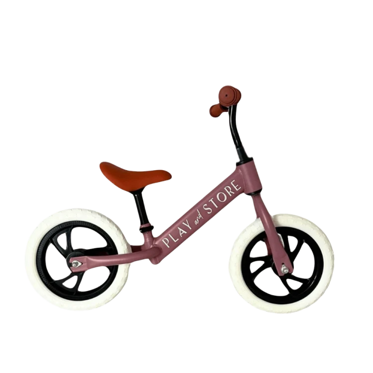 Lekki Rowerek biegowy Play and Store 2kg Cherry/ Wiśniowy