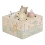 Drewniana zabawka pop-up Safari Friends FSC