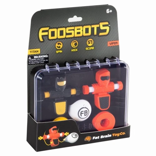 Piłkarzyki Foosbots Zestaw dla Dwóch Graczy do boiska Fat Brain Toy