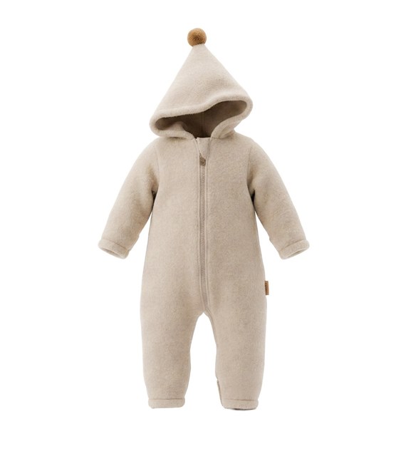Kombinezon wełniany dla dzieci Sierra - Beige