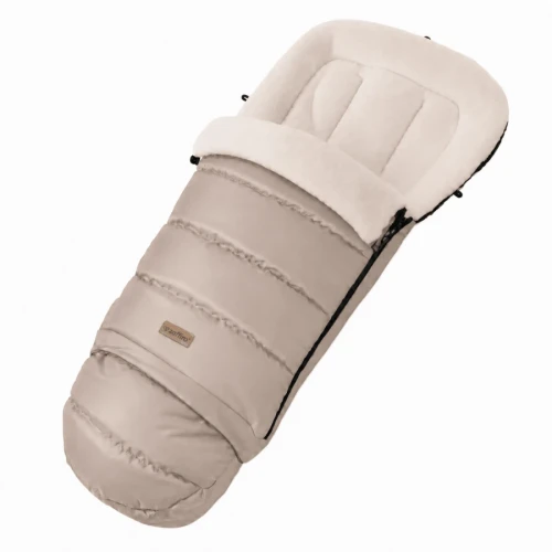 Zaffiro iGrow Aspen Latte – zimowy śpiworek do wózka z wełną owczą 0–36m, 84/106 cm