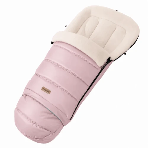 Śpiworek zimowy do wózka z wełną Zaffiro iGrow Aspen Baby Pink 84/106 cm