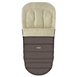 Regulowany Śpiworek zimowy do wózka z wełną Zaffiro iGrow Nordico Taupe 0–36m, 84/106 cm