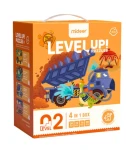 LEVEL UP! Zestaw dziecięcych puzzli dla średnio zaawansowanych - Maszyny