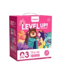 LEVEL UP! Zestaw dziecięcych puzzli dla średnio zaawansowanych - Przygody Księżniczek