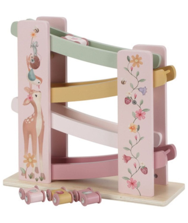 Zjeżdżalnia Fairy Garden z autkami Little Dutch