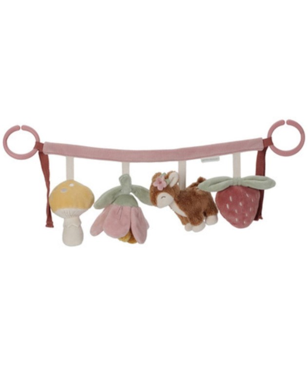 Zawieszka interaktywna do wózka/fotelika Fairy Garden od Little Dutch