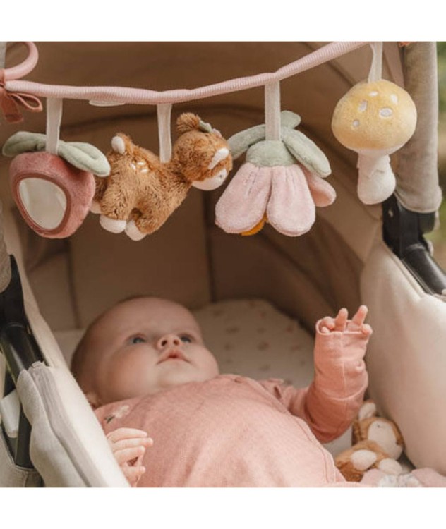 Zawieszka interaktywna do wózka/fotelika Fairy Garden od Little Dutch