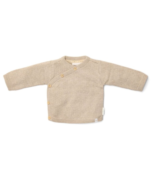 Sweterek wyprawka dla noworodka beżowe ubranka