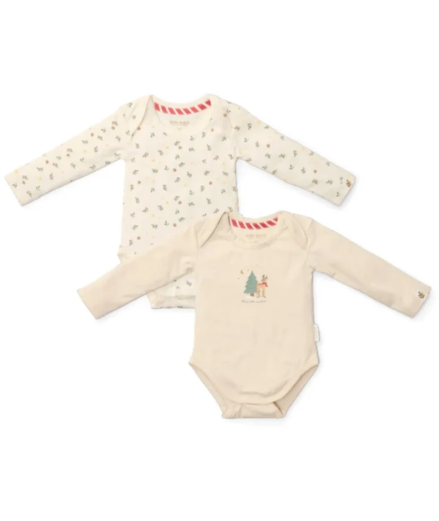 Body z długimi rękawami świąteczne wyprawka noworodka