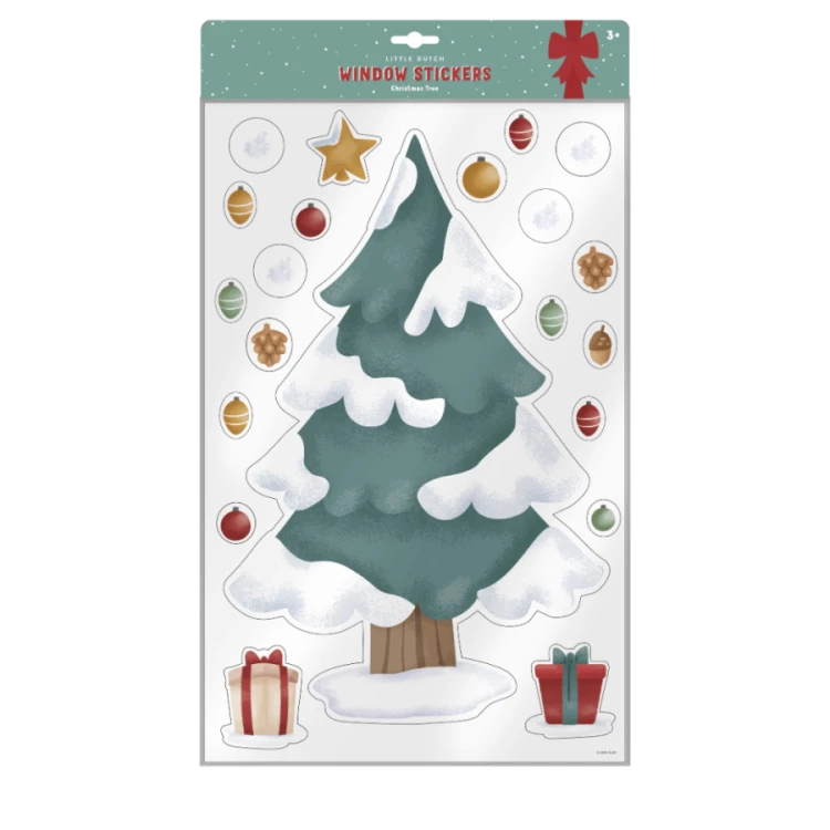 Zestaw naklejek Choinka X-MAS