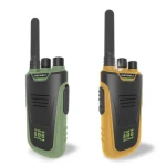 Zestaw krótkofalówek Walkie Talkie KIDYTALK - zielono-pomarańczowe