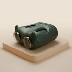 Lornetka i mikroskop - zielony