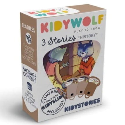 Slajdy do projektora KIDYWOLF Historia