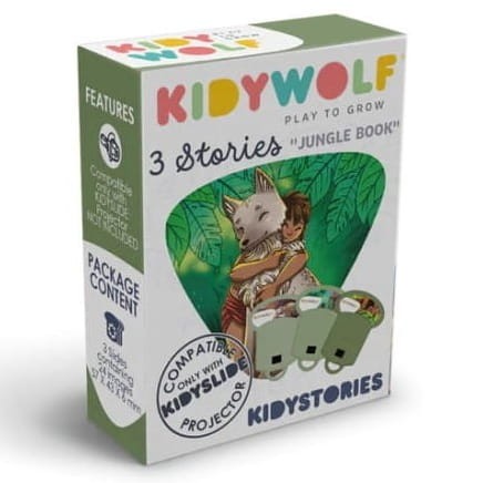 Slajdy do projektora KIDYWOLF Księga Dżungli Jungle Book
