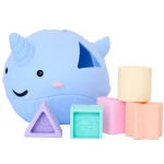 Sorter kształtów silikonowy wieloryb PASTEL