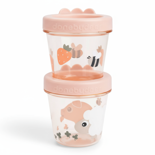 Pojemniki na Żywność dla Dzieci 2szt Tiny Farm Powder Done by Deer
