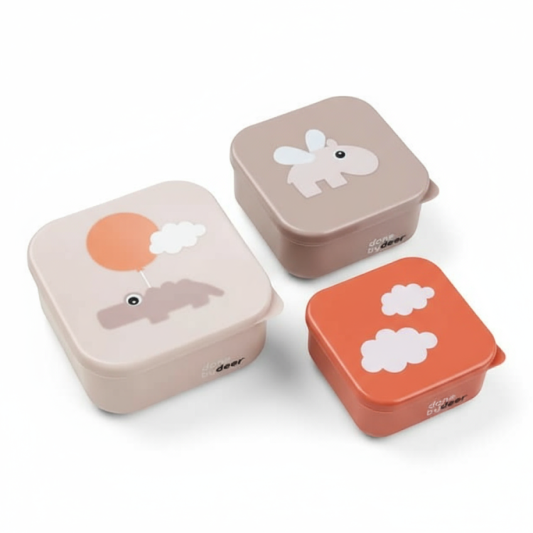 Zestaw Pojemników 3 szt. Happy Clouds Powder Done by Deer