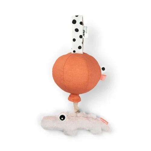 Zawieszka Muzycznado fotelika i wózka Happy Clouds Croco Powder Done by Deer