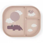 Talerzyk Dzielony Foodie Happy Clouds Powder