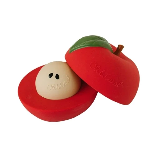 Gryzak Układanka z Piłką Grzechotką Jabłko Oli and Carol