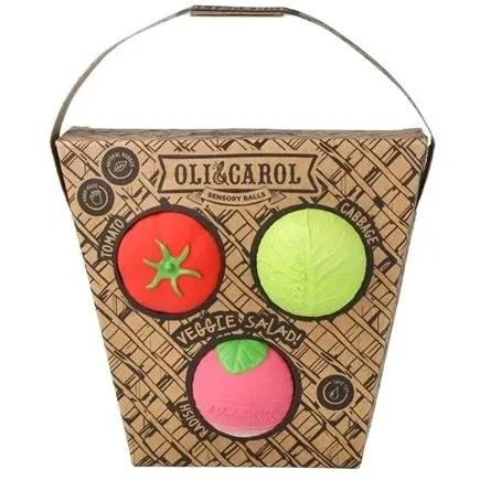 Piłki Sensoryczne dla Niemowląt Sałatka Jarzynowa