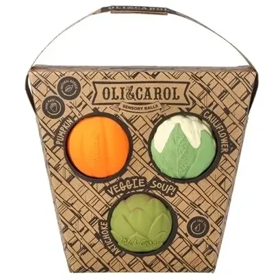 Piłki Sensoryczne dla Niemowląt Zupa Jarzynowa Oli and carol