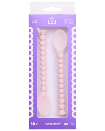 Zestaw Łyżek do Karmienia Velvet Blush LUU Kids
