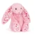 Króliczek LUX Różowy z Kwiecistymi Uszami 31 cm Jellycat orginalne