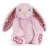Króliczek LUX Liliowy z Kwiecistymi Uszami 31 cm Jellycat orginalny fioletowy